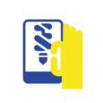 icone d emaintenance préventive de machines industrielles de collage hotmelt, en Normandie, dans le Grand Ouest et toute la France