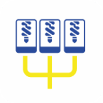 Icone harmonisation des parcs de collage hotmelt par Hm tech dans le Grand Ouest et touute la France